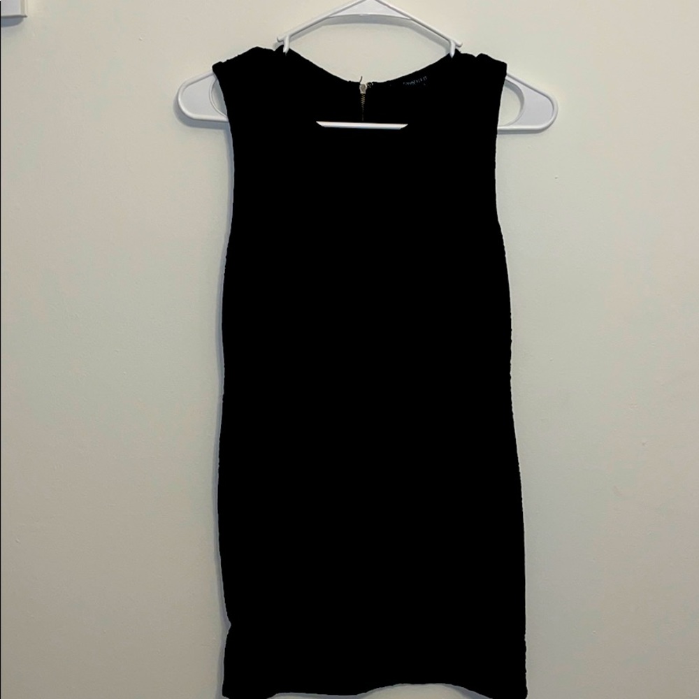 Mini black dress